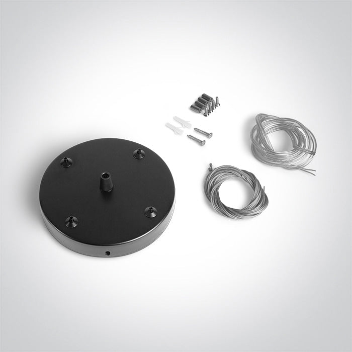 050138B/B BLACK SUSPENSION BASE FOR 62020 SQUARE PLAFO
