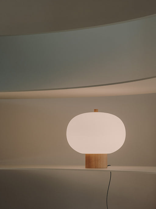 TABLE LAMP ILARGI Ø320 LED 16.4 LED WARM-WHITE 2700K TOUCH DIMMING LIGHT WOOD 1