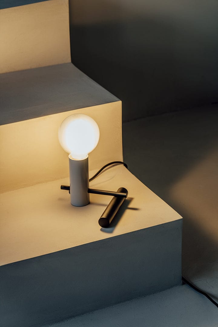 TABLE LAMP NUDE TINY E27 15 STONE GREY 10-8516-05-EM