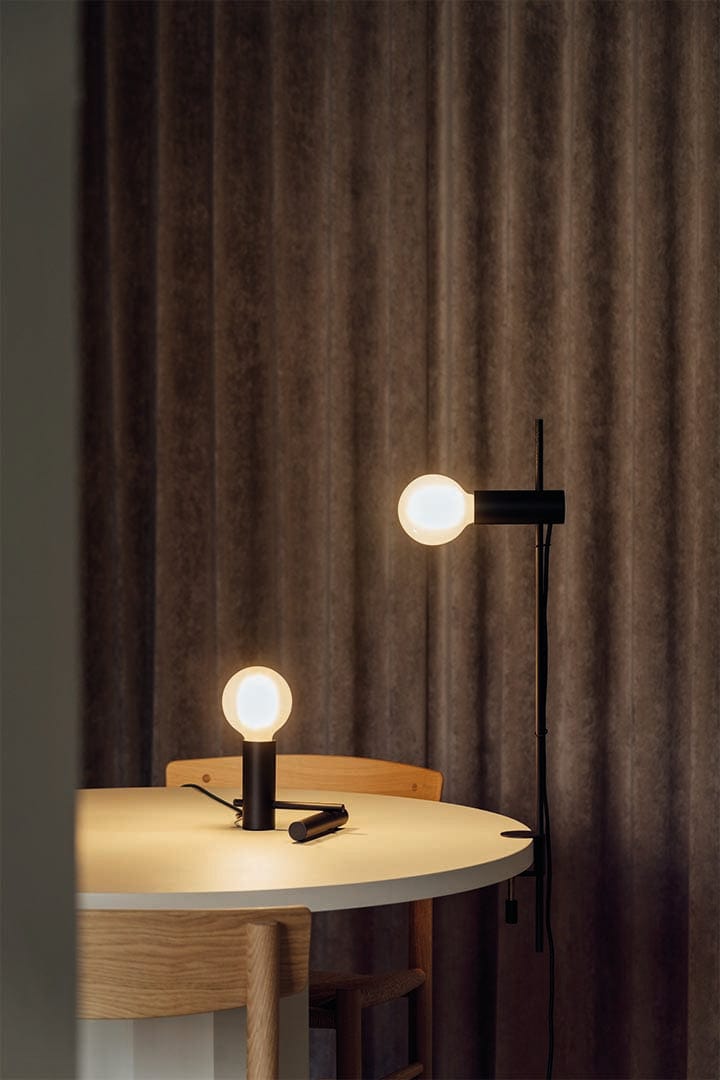 TABLE LAMP NUDE CLIP E27 15 BLACK 10-8519-05-05