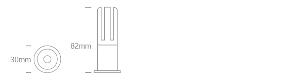 10103J/B/W: 3W COB LED recessed spot IP20.  Complete with non-dimmable driver.  ..