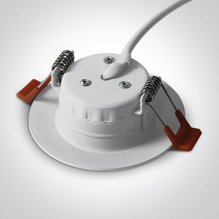 10103T/W/V: 3W CCT Variable LED recessed downlight, IP20.  Complete with non-dimmable driver.  ..