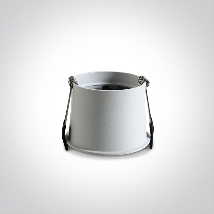 10105AD/W/B WHITE GU10 10W BLACK REFLECTOR DARK LIGHT