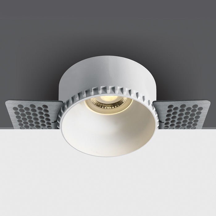 10105RM WHITE GU10 10W TRIMLESS DARK LIGHT WITHOUT REFLECTOR