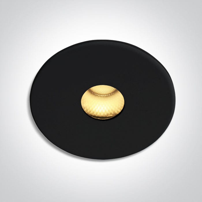 Black 6W Recessed Dark Light LED spot IP20. 

 10106L/B/W