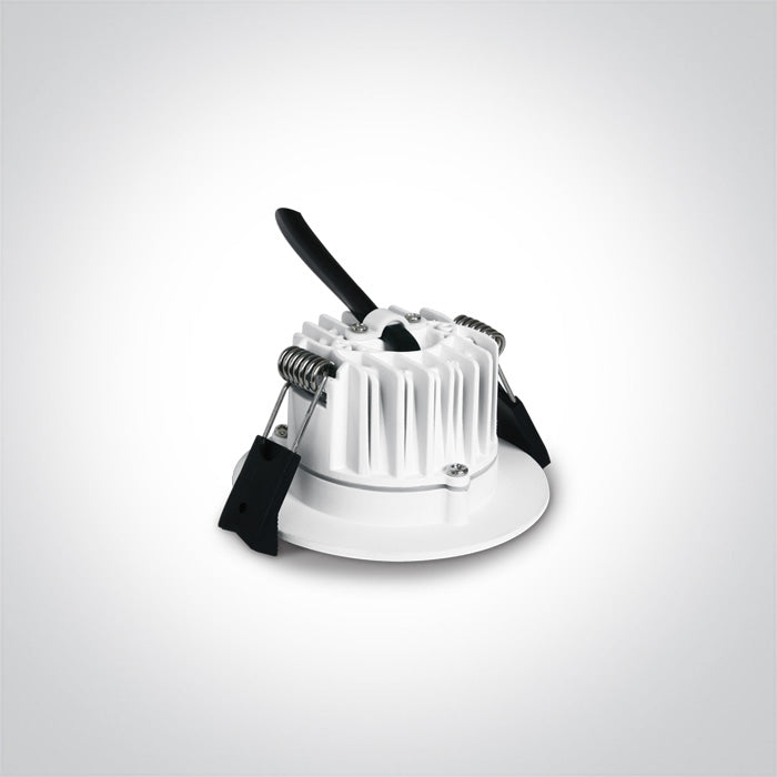 WHITE 7W IP54 CCTV 230V One Light 10107B/W/V