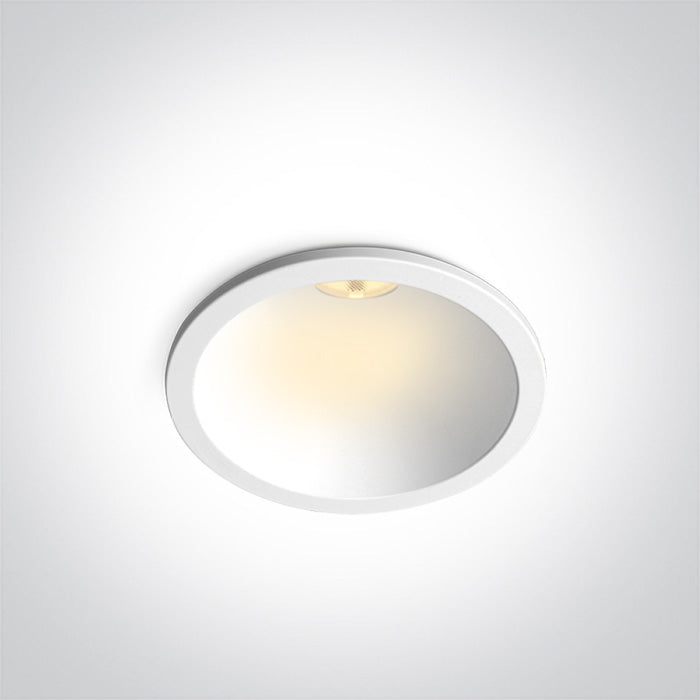 10107D/W/V: 7W CCT Variable COB LED recessed spot, IP20.  Complete with non-dimmable driver.  ..