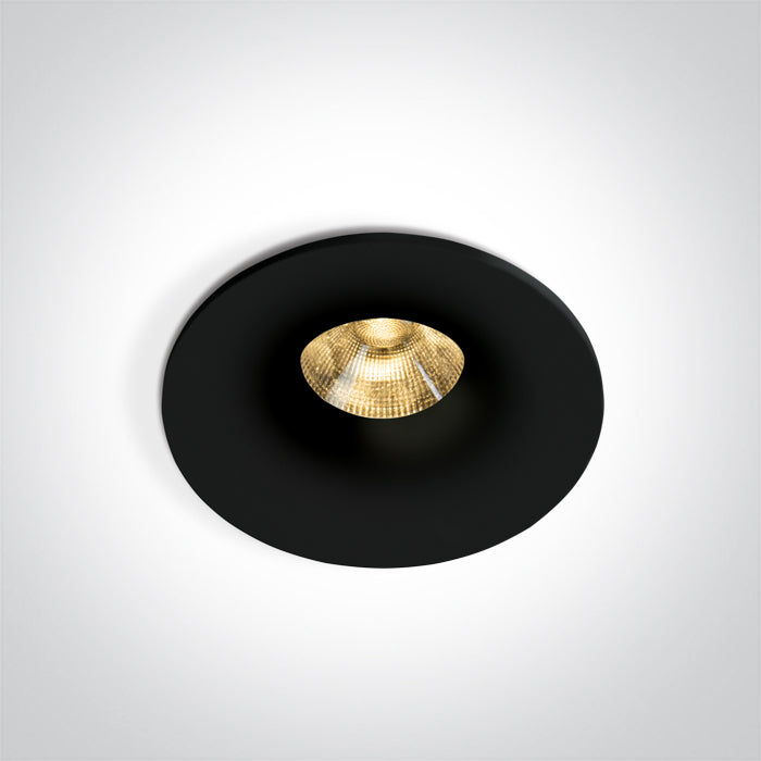 BLACK 6,5W WW IP65 700mA DARK LIGHT One Light 10107DB/B/W