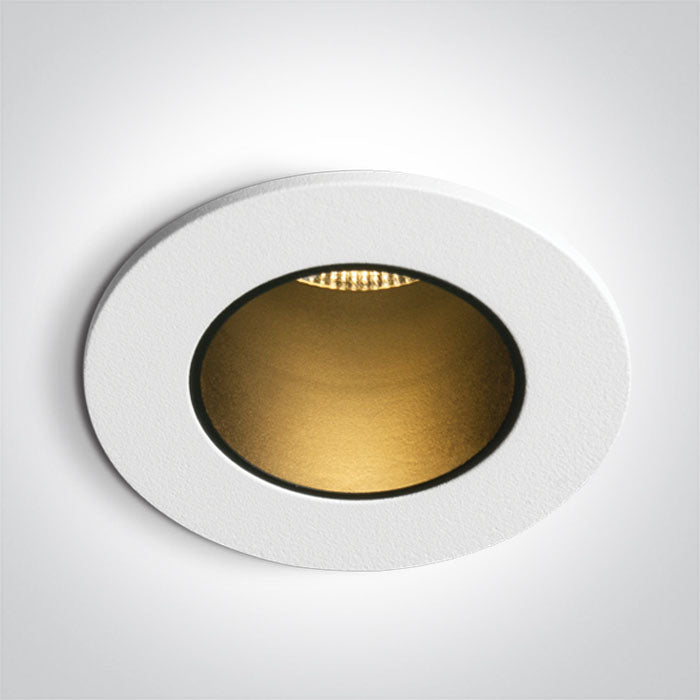 10107DL/W/B/V: 6,5W CCT Variable COB recessed spot, IP65.  Requires 700mA driver.  ... Available in White-Black