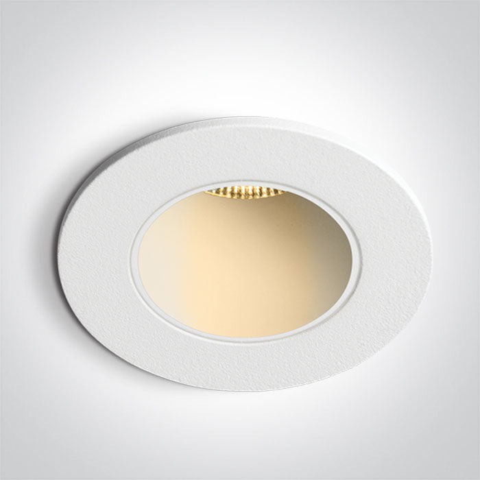 10107DL/W/W/V: 6,5W CCT Variable COB recessed spot, IP65.  Requires 700mA driver.  ..