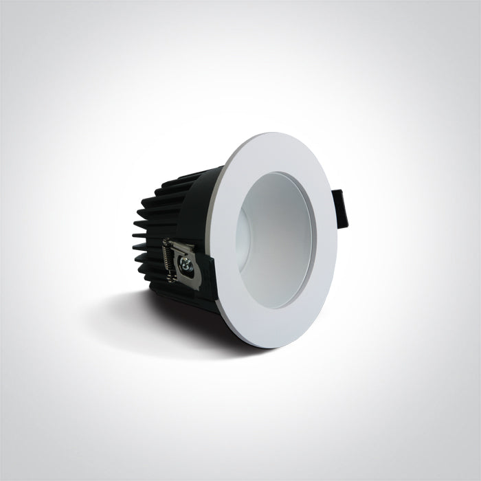 10107ED/W/V: 7W CCT Variable LED recessed downlight, IP20.   Complete with non-dimmable driver.   ..