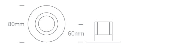 10107HA/W/V: 6,5W CCT Variable COB LED spot . Complete with Black, White & Brass reflectors.  Requires 700mA driver.  ..