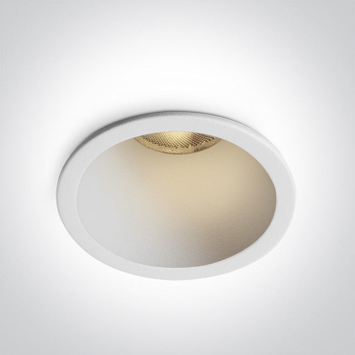 10107J/W/V: 7W CCT Variable COB LED recessed spot IP20.  Complete with non-dimmable driver.  ..