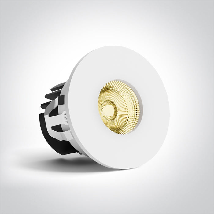 10107PA/W/V: 6,5W COB LED recessed spot, IP65.  Requires 700mA driver.  ..