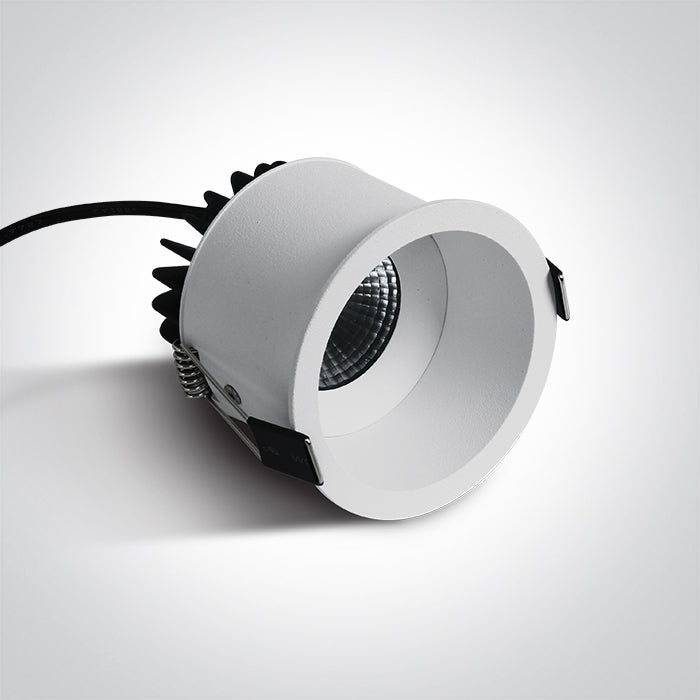 10107WD/W/V: 6,5W CCT Variable COB recessed spot.  Requires 700mA driver.  ..