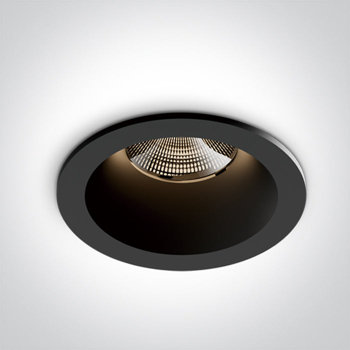 10107WP/B/V: 6,5W CCT Variable COB LED recessed spot suitable for indoor and outdoor installation, IP65. Requires 700mA driver. ..