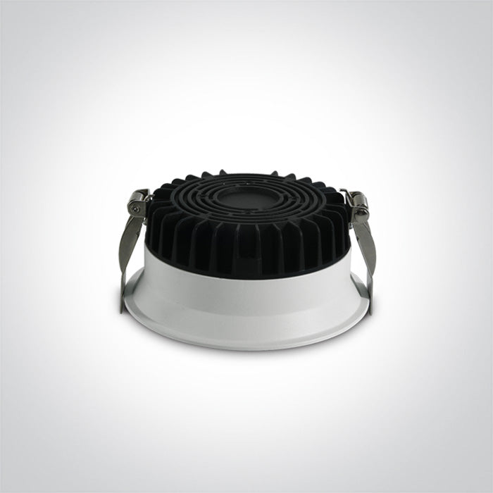 WHITE 12W CCTV IP20 230V DARK LIGHT One Light 10109D/W/V