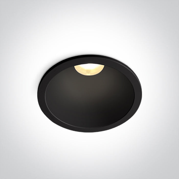10112D/B/V BLACK 12W CCTV IP20 230V DARKLIGHT