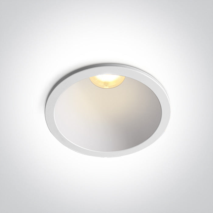 10112D/W/V: 12W CCT Variable COB LED recessed spot, IP20.  Complete with non-dimmable driver.  ..