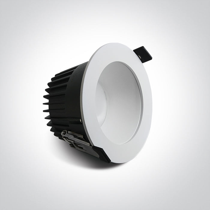 10112ED/W/V: 12W CCT Variable LED recessed downlight, IP20.   Complete with non-dimmable driver.   ..