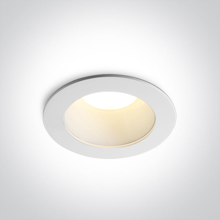 10112ED/W/V: 12W CCT Variable LED recessed downlight, IP20.   Complete with non-dimmable driver.   ..