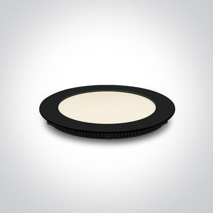 10112FA/B/C BLACK LED 12W CW IP40 230V