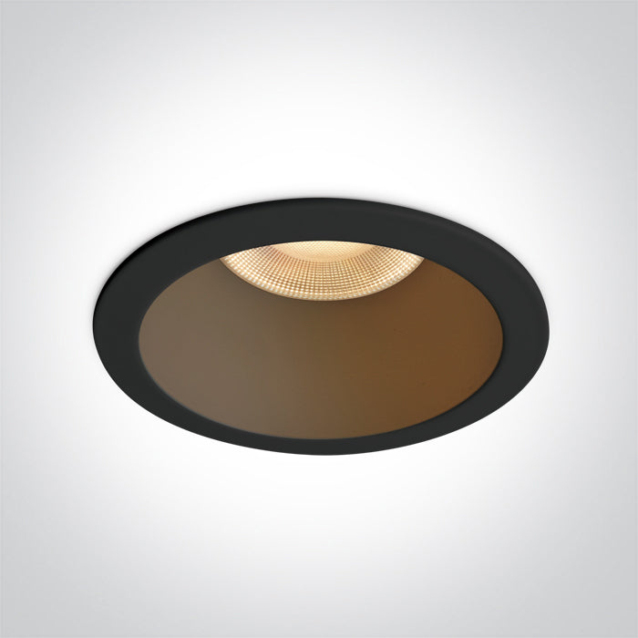 10112G/B/V BLACK 12W CCTV IP65 230V DARK LIGHT