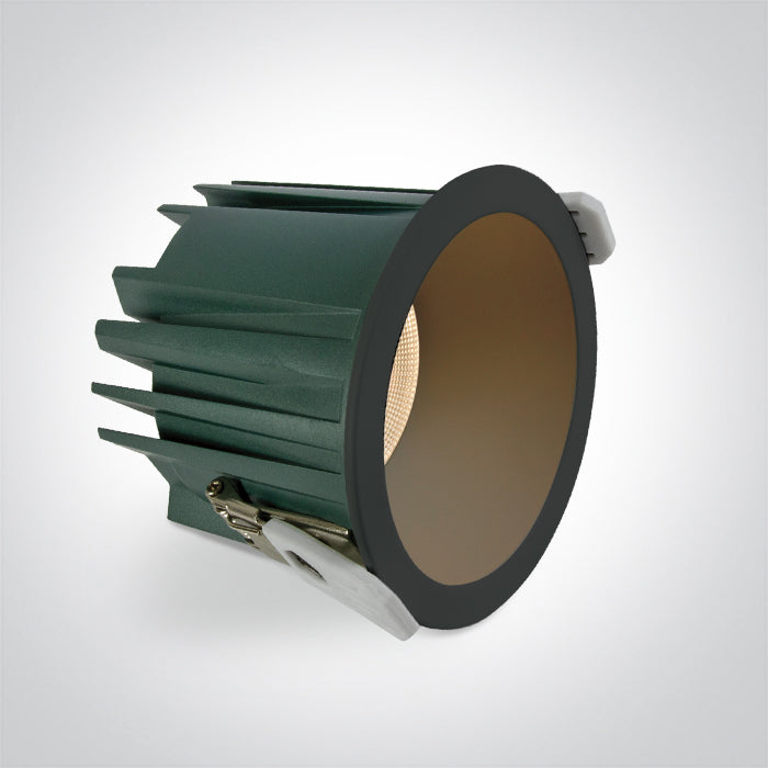 10112G/B/V BLACK 12W CCTV IP65 230V DARK LIGHT