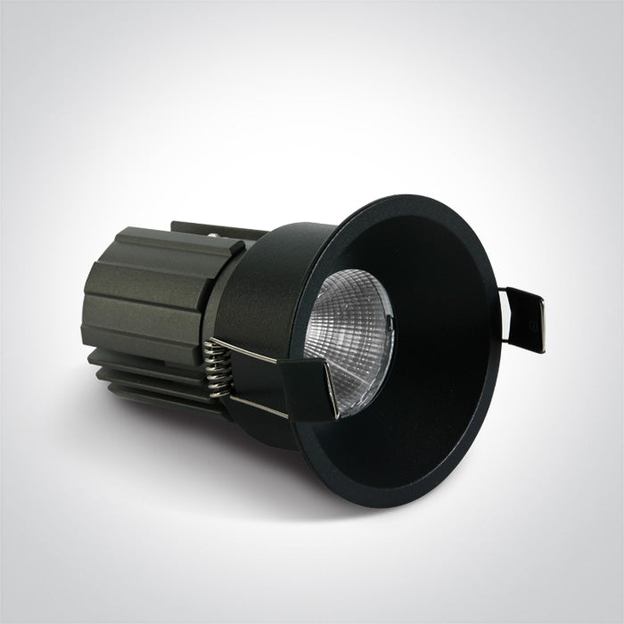 10112TP/B/V BLACK COB 12W CCTV  IP65 DARK LIGHT 700mA