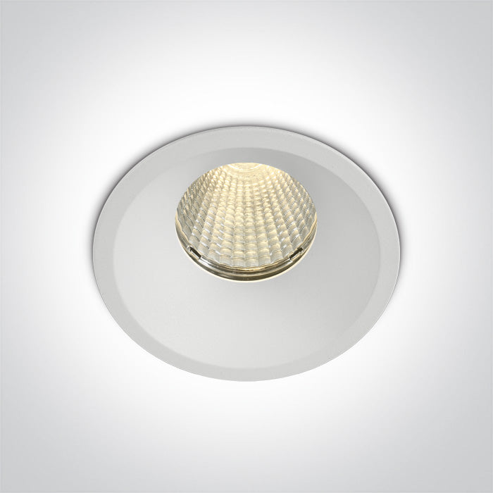 10112TP/W/V: 12W CCT Variable COB recessed spot, IP65.  Requires 700mA constant current driver.  ..
