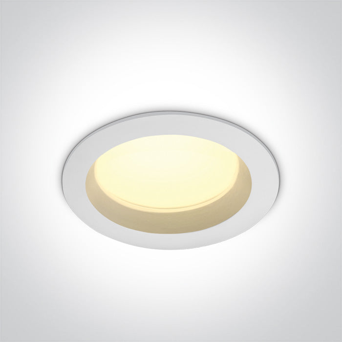 10118B/W/W WHITE LED 18W IP54 WW 230V