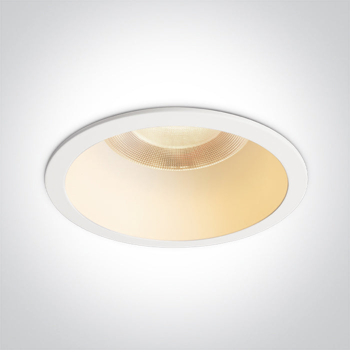 10118G/W/V WHITE 18W CCTV IP65 230V DARK LIGHT