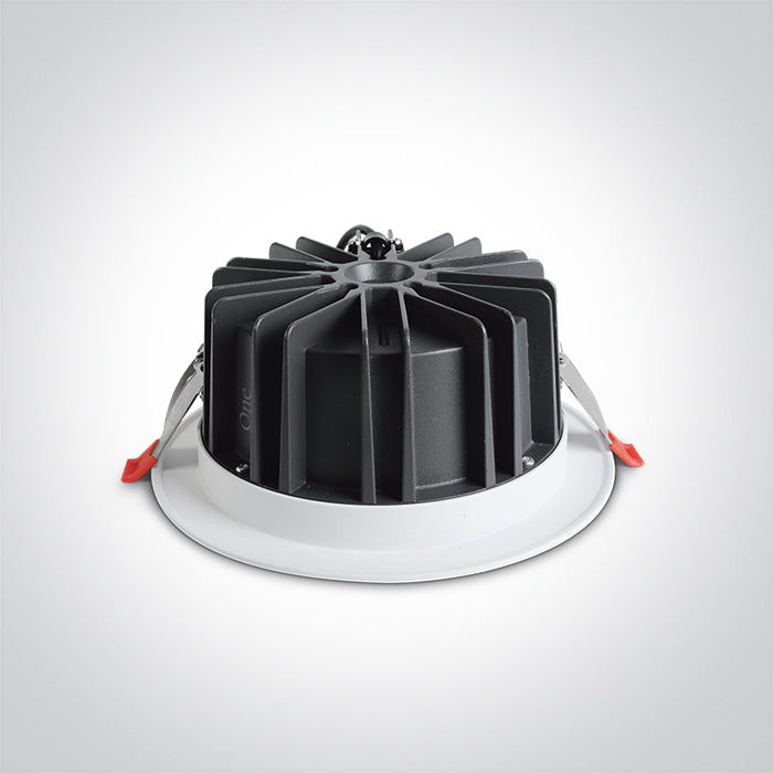 10120CA/W/V: 20W CCT Variable LED recessed downlight, IP20.  Complete with non-dimmable driver.  ..