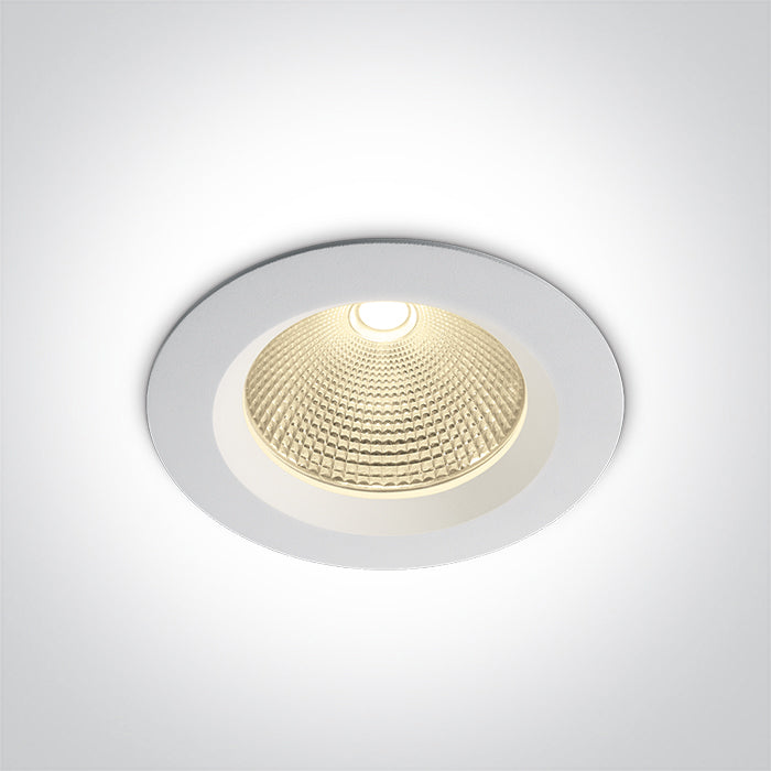 10120CA/W/V: 20W CCT Variable LED recessed downlight, IP20.  Complete with non-dimmable driver.  ..