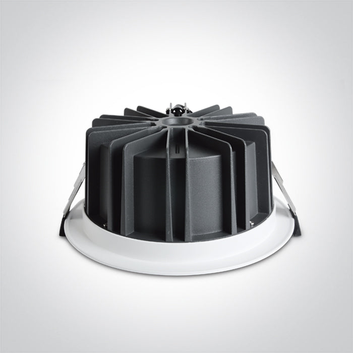 10120CB/W/V: 20W CCT Variable LED recessed downlight, IP20.  Complete with non-dimmable driver.  ..