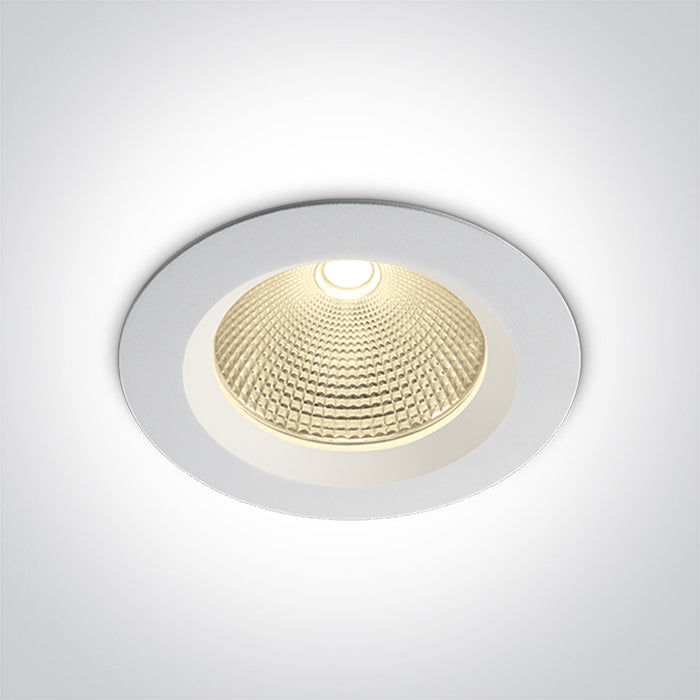 10120CB/W/V: 20W CCT Variable LED recessed downlight, IP20.  Complete with non-dimmable driver.  ..