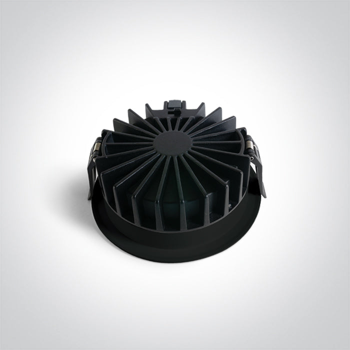 10120DH/B/V BLACK 20W CCTV HONEYCOMB IP20 230V DARK LIGHT