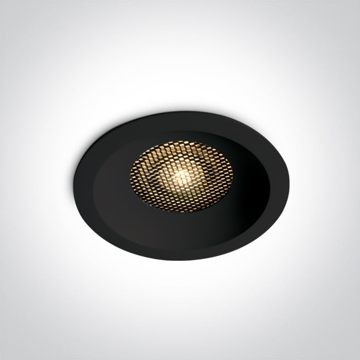 10120DH/B/V BLACK 20W CCTV HONEYCOMB IP20 230V DARK LIGHT