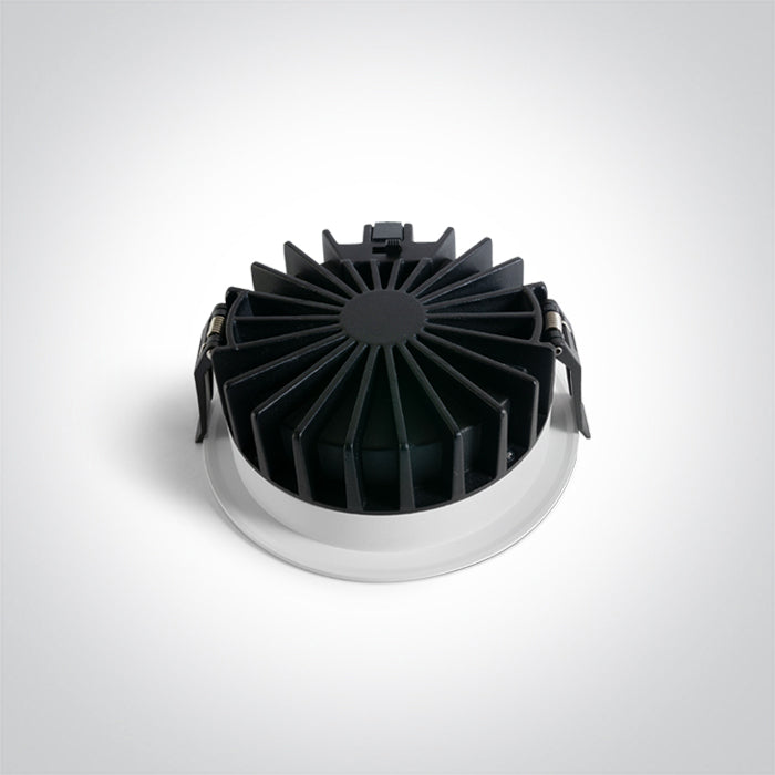 10120DH/W/V WHITE 20W CCTV HONEYCOMB IP20 230V DARK LIGHT