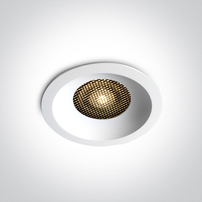 10120DH/W/V WHITE 20W CCTV HONEYCOMB IP20 230V DARK LIGHT