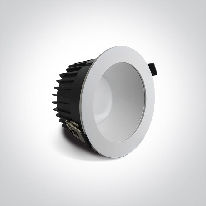 10120ED/W/V: 20W CCT Variable LED recessed downlight, IP20.   Complete with non-dimmable driver.   ..