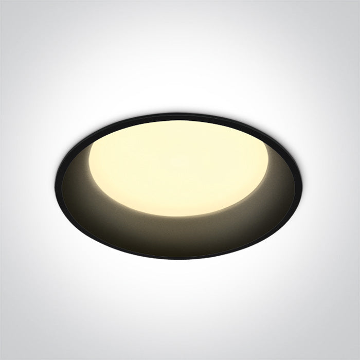 BLACK 22W CCTV IP20 230V DARK LIGHT One Light 10122D/B/V