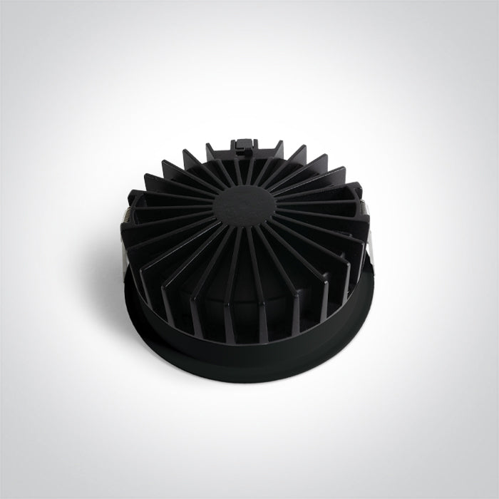 10130DH/B/V BLACK 30W CCTV HONEYCOMB IP20 230V DARK LIGHT