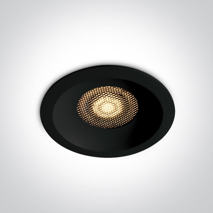 10130DH/B/V BLACK 30W CCTV HONEYCOMB IP20 230V DARK LIGHT