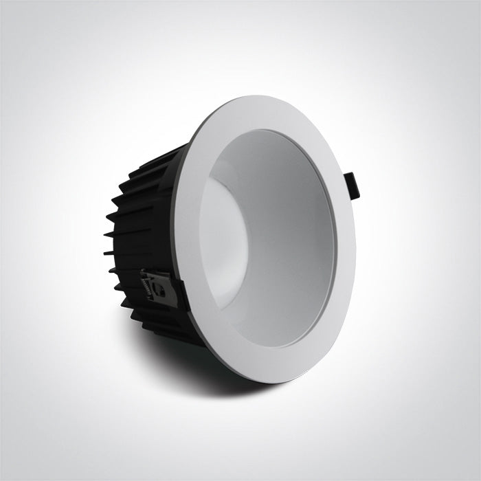 10130ED/W/V: 30W CCT Variable LED recessed downlight, IP20.   Complete with non-dimmable driver.   ..