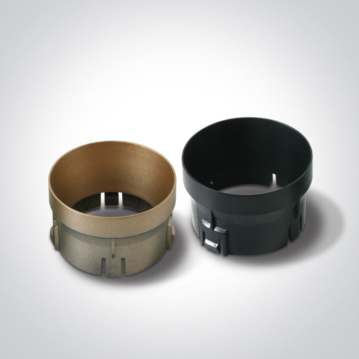 11107C/B/V: 6,5W CCT Variable COB LED recessed adjustable spot.  Supplied with Black & Brass reflectors.  Requires 700mA driver.  ..