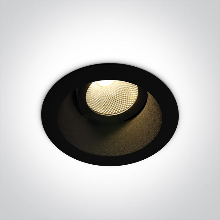 11107FD/B/V: 7W CCT Variable COB LED Adjustable recessed spot, IP20.  Complete with non-dimmable driver.  ..