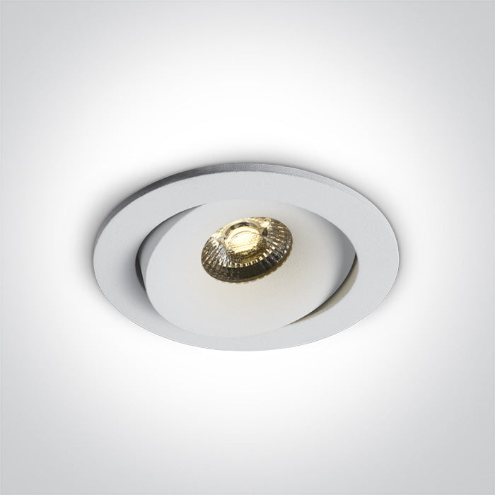 11107P/W/V WHITE COB 6,5W CCTV 700mA IP54 ADJUSTABLE
