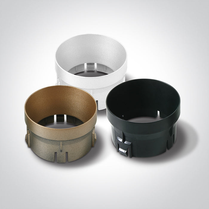 11111C/W/V: 12W CCT Variable COB LED recessed adjustable spot, IP20.  Supplied with Black, White & Brass reflectors.  Requires 700mA driver.  ..