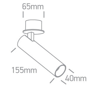 11112RA/W/V WHITE COB 12W CCTV IP20 700mA ADJUSTABLE DARK LIGHT
